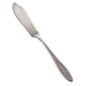 Oneida Silverplate Adam cheese Butter Knife 7.5" art deco 1917 spreader serving